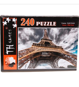 240 Parça Kutulu Puzzle - En Gözde Şehirler! Eyfel Kulesi