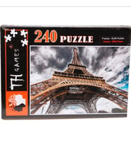 240 Parça Kutulu Puzzle - En Gözde Şehirler! Eyfel Kulesi