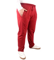 Mode XL Büyük Beden Erkek Eşofman Altı Classic 2 İp 11100 Bordo