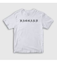 Presmono Unisex Çocuk Beyaz Logo Haggard T-Shirt 79912tt (Beyaz)