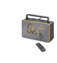 Bluetooth Nostaljik Fm Radyo Usb Tf Aux Kumandalı Taşınabilir Hoparlör - Siyah FX2506B