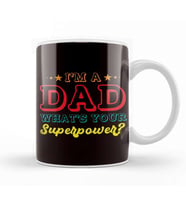 Dad Power Daddy Papa Poppa Husband Father Stepdad Family Kupa Bardak Porselen