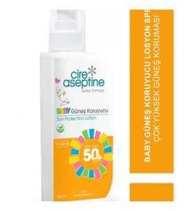 Cire Aseptine Sun Baby Güneş Koruyucu Losyon 50 Spf 200 Ml