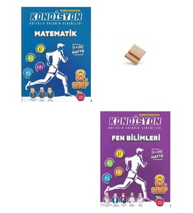 Newton LGS 2027 8. Sınıf Kondisyon Matematik ve Fen Bilimleri Haftalık Deneme + Telefon Standı