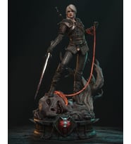 The Witcher Ciri 3D Figür Witcher 3 Ciri