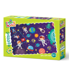 Yappuzz Meraklı Astronotlar 25 Parça Çoçuk Puzzle