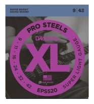 Daddario Eps520 Elektro Gitar Tel Seti, Xl, 9-42, Super Light