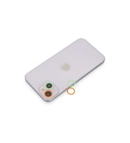 Apple İphone 13 Renkli Kamera Lens Koruma Cam - Turuncu-yeşil