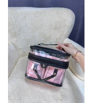 VS AA+ Kalite 4lü Makyaj Çantası (Pembe)