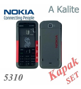 Nokia 5310 Kasa Kapak Tuş takımı Düğme Kırmızılı