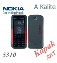 Nokia 5310 Kasa Kapak Tuş takımı Düğme Kırmızılı