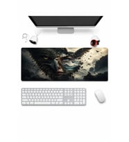 SonicTouch Klavye Mousepad 32x70cm Dikişsiz Pürüzsüz Sıvı Geçirmez Kaymaz Taban Baykuş Ruhu