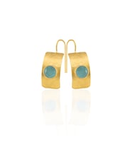 Kadir Jewellery 22 Ayar Altın Kaplama Kadın Minimal Küpe -El İşçiliği Ve Hipoalerjenik Küpe