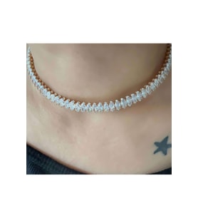 GOLD RENK SU YOLU CHOKER KOLYE ACR4007