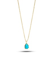 Debora Jewelry 14 Ayar Altın Firuze Taşlı Kolye
