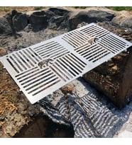 Kamp Ayısı® PyroWide Wire™ Yekpare Paslanmaz Çelik Bushcraft Izgara Teli Hafif P (Gri)