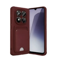 Xiaomi Redmi Note 15 4G Kelvin Kartvizitli Silikon - Bordo