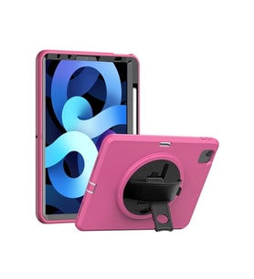 Newface Apple iPad 2025 10.9 10.Nesil (A16) Kılıf Hand Strap Tablet Kılıfı - Pembe
