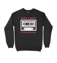 Keep A Song In Your Heart Siyah Sweatshirt