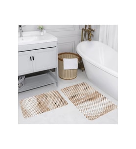 Eliana Home Baskılı 2'li Banyo Paspas Takımı RVG5103
