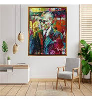 ÇERÇEVELİ ATATÜRK TABLO S133