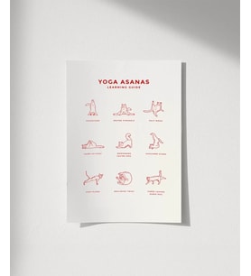 Çerçevesiz Poster Pati Yogası