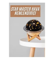 Mey İthalat® Hava Nemlendirici Led Işıklı Gece Lambası Yıldız Görünümlü Renk Değiştiren