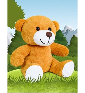 Pandamkee 20 - 25 cm SEVİMLİ AYICIK (%100 YERLİ ) (Kahverengi)