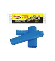 J-350 Jumbo Boy Çöp Torbası 80 x 110 cm 10 Lu Rulo x 1 Paket = 10 Adet (Mavi)