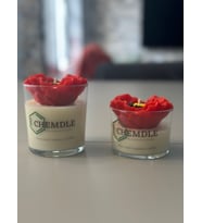 Yasemin Kokulu 2 li Set Bardak Mum