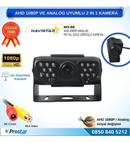 AHD 1080P ve Analog Pal Çevirilebilir 16 IR Ledli Gece Görüşlü Full HD Araç Kamerası