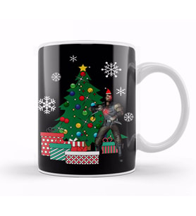 Kano Around The Christmas Tree Mortal Kombat Kupa Bardak Porselen