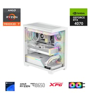 ETERNAL POWER RYZEN 7 9800X3D 32GB DDR5 1TB M.2 RTX 4070 B650 750W 240M (STD)