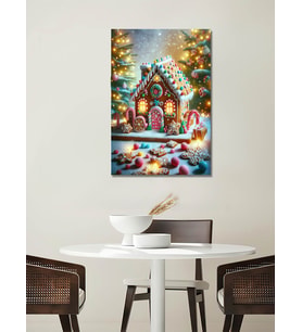 YILBAŞI EVİ KANVAS TABLO EV DUVAR SALON OFİS HEDİYELİK DEKARASYON SÜSÜ ÖLÇÜ SEÇİNİZ :)