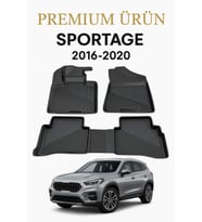 Kia Sportage 2016-2020 Uyumlu 3D Oto Paspas Premium