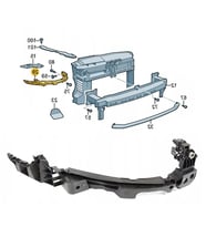 Vw Golf 6 Sağ Ön Far Alt Braketi 2009-2013 5K0807572J