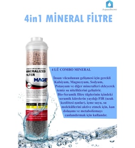 Kapalı Kasa Su Arıtma Cihazı Filtresi 6lı Filtre Seti (Beyaz)