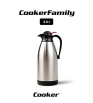Cooker 2.5 Lt Çelik Termos (Sürahi) (Gri)