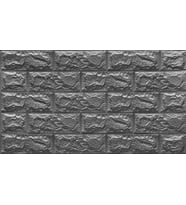 Gri Yapışkanlı 3D Kabartmalı Duvar Kağıdı 70x38 cm 0,26 m2 NW02 (Gri-Beyaz)