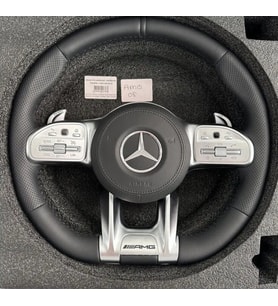 MERCEDES BENZ C SERİSİ W205 KASA AMG DERİ DİREKSİYON GRUBU AİRBAG
