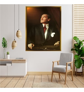 ÇERÇEVELİ ATATÜRK TABLO S134