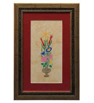 e38 EL İŞÇİLİĞİ VAZOLU BUKET 41*28 cm - 1796