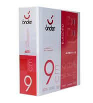 Önder Sunum Klasörü 2 Halkalı 90 MM A4 Beyaz 2009-5
