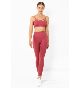 MioFit Dikişsiz Pilates & Yoga Spor Sütyeni (Rose)