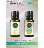 Relax + Kavun ( Oda Kokusu Aroma Terapi Buhurdanlık / Difüzör Yağı ) Set 2 Adet x 10 ML