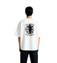 Erkek Oversize İtfaiyeci Teması Baskılı Tişört Vintage Stil Fedakarlık Mesajı Günlük Rahat Modern