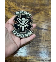 8X6 CM KORSAN KURU KAFA ARMA DİKİŞ APLİKE