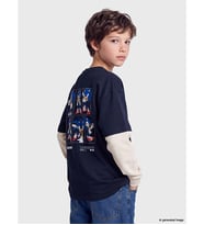 LCW Kids Lacivert Sonic Baskılı Erkek Çocuk Tişört