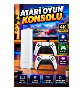 M15 Game Stick Kablosuz Bluetooth Destekli HDMI Oyun Konsolu