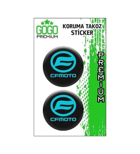 Cf Moto Mavi Koruma Takozu 4X4 İkili Damla Sticker